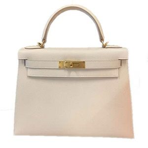 H white handbag